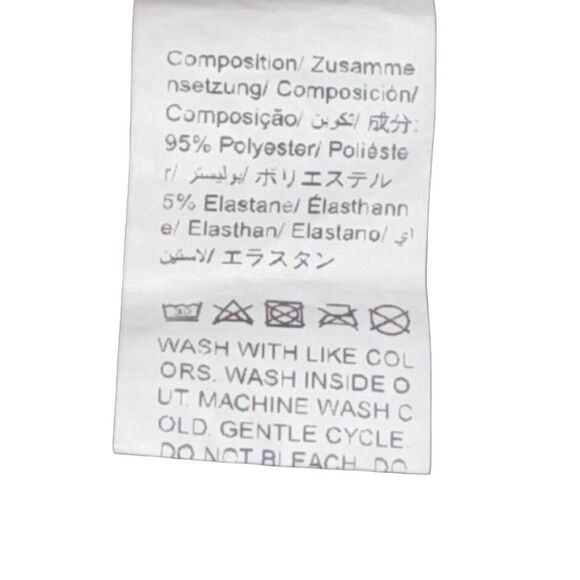 Solid Black Button Down Wide Sleeve Blouse Deep V Neck size L 8/10 stretchy - Picture 7 of 12